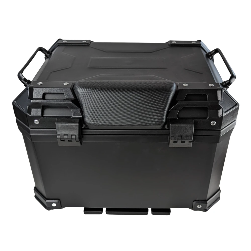 Baúl universal moto 45L - Maleta portacascos cuadrado para 1 casco