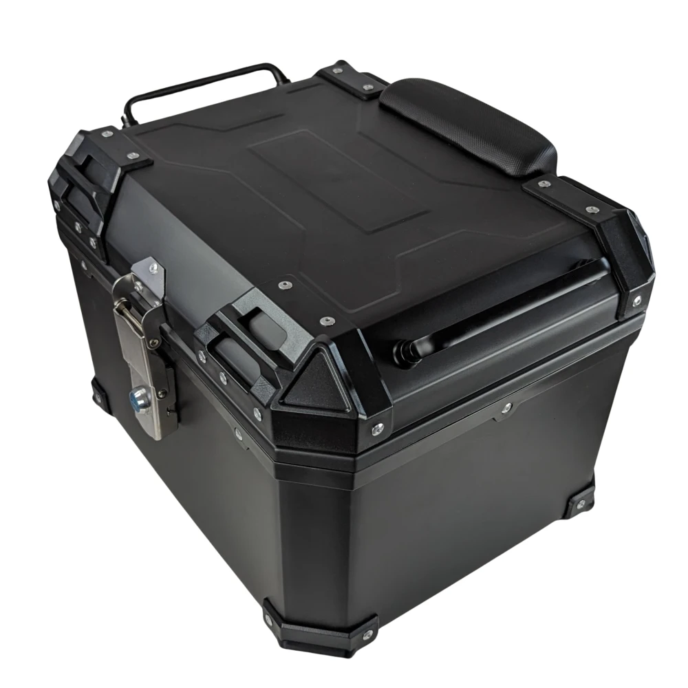 Baúl universal moto 45L - Maleta portacascos cuadrado para 1 casco
