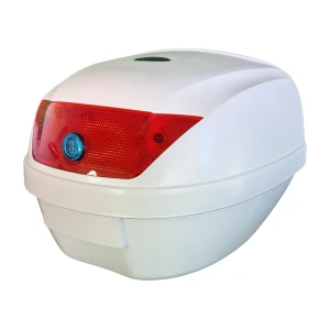 satkit Baúl universal para moto 28L blanco - Porta casco Mod-YM-0807