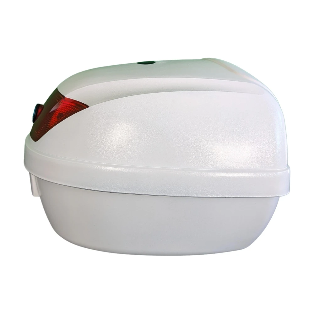 Baúl universal para moto 28L blanco - Porta casco Mod-YM-0807