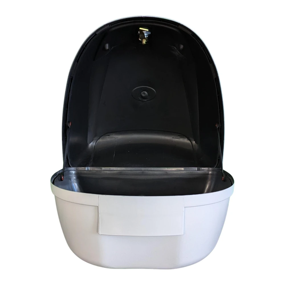Baúl universal para moto 28L blanco - Porta casco Mod-YM-0807