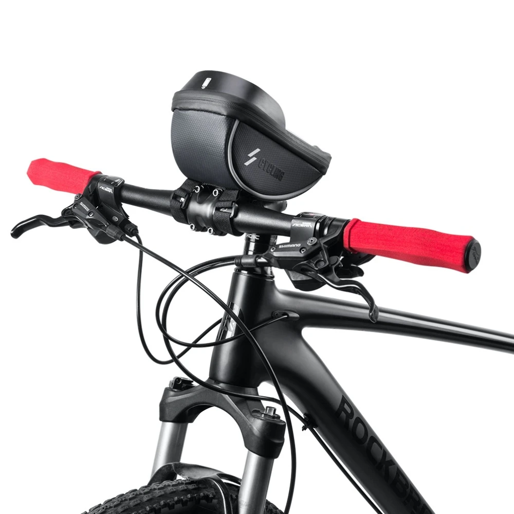 Bolsa soporte teléfono bicicleta con pantalla táctil y visera solar 0.5L