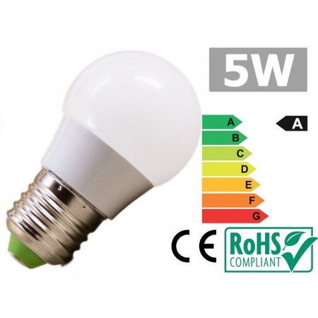Led bulb E27 5W 3300K warm white LED LIGHTS  3.00 euro - satkit