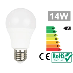 Bombilla Led E27 14W 3000K Blanco Cálido para Iluminación Eficiente y Ahorro