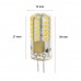 Led-Glühbirne G4 3W 3000K warm weiß LED LIGHTS  2.00 euro - satkit