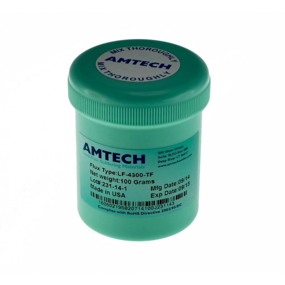 Bote 100cc Amtech LF-4300-TF Solder Flux original para soldadura profesional