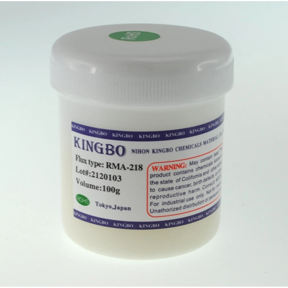 Bote 100gr Kingbo RMA-218 flux 100gr para soldadura y desoldadura