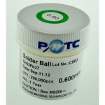 Bote bolas estaño con plomo 0,45mm 250.000 unidades para soldadura BGA