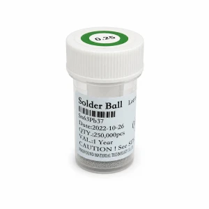 Bote bolas estaño con plomo 0,25mm 250.000 unidades para soldadura BGA