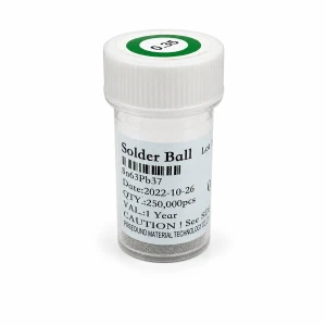 Bote bolas estaño con plomo 0,35mm 250.000 unidades para soldadura BGA