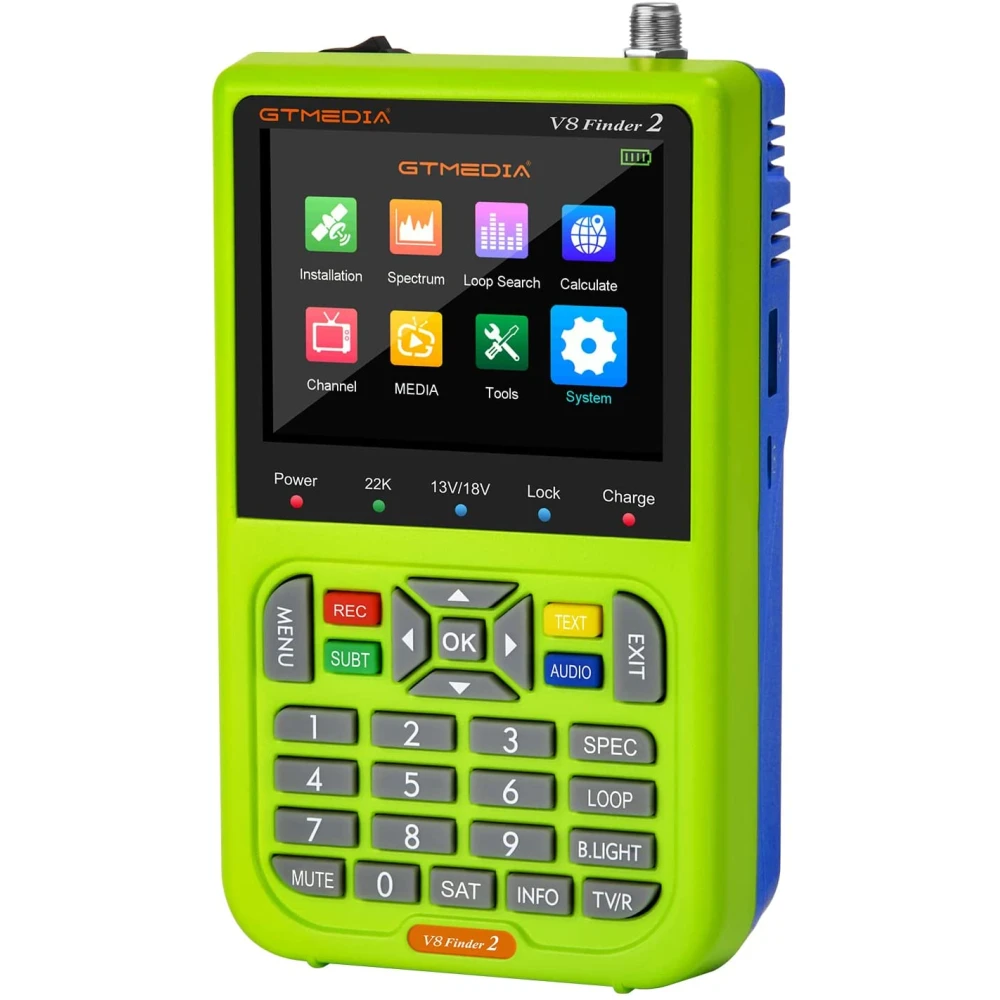 Buscador Satelites Freesat V8 Finder HD DVB-S / S2 portátil y preciso