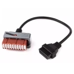 Cable adaptador OBD2 30 pin para Citroen y Peugeot 106, 206, 306, 406
