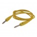 TL136 Banana Male to Male 4mm 14AWG Yellow Silicone Test Leads