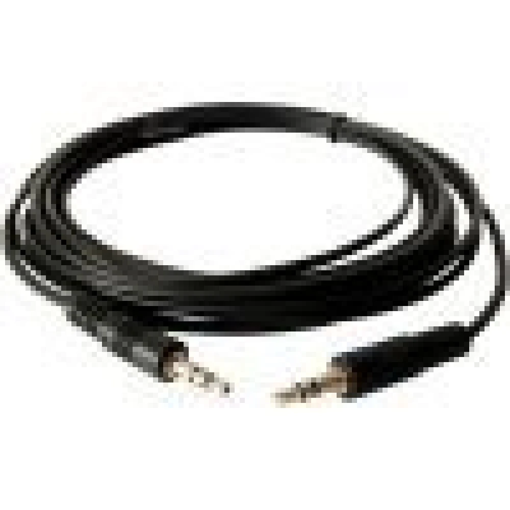 Cable audio 3.5mm macho a macho 1.5 metros con conectores dorados satkit