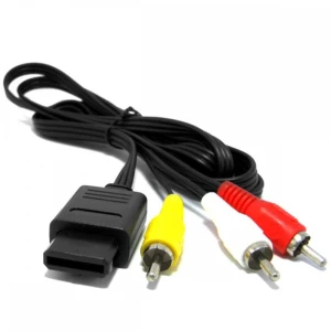 Cable AV Nintendo 64 compatible con N64, SNES, NGC y Gamecube