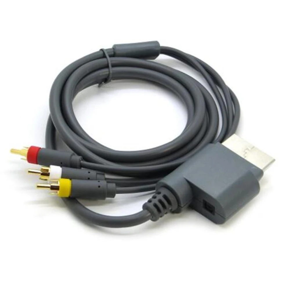 Cable AV RCA para Xbox 360 - HD TV Premium compuesto A/V para Microsoft