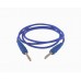 Cable de Prueba TL136 Banana Macho a Macho 4mm 14AWG de Silicona Color Azul