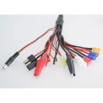 Cable múltiple para carga de baterías Lipo en coches, drones y helicópteros RC