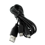 Cable cargador USB dual para NDSLITE, NDSI, DSI XL y 3DS compatible
