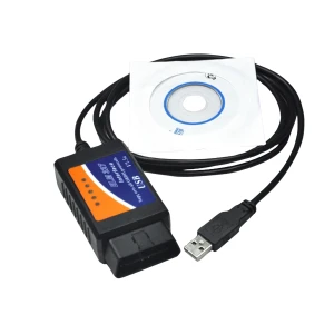 Cable diagnóstico ELM327 USB OBD2 multimarcas para PC y vehículos
