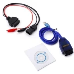 Cable diagnóstico Fiat 3 pin OBD2 KKL VAG 409.1 USB con interfaz Alfa Fiat