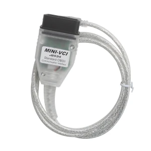 Cable diagnóstico mini VCI Toyota compatible con software OEM TIS