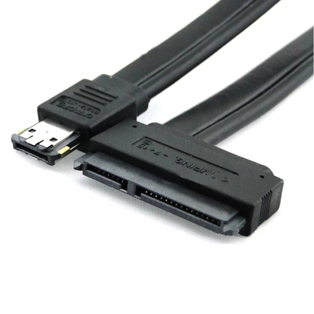 Cable esata a sata 22 pin con conector eSATA+USB combo de 22 pines