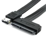 Cable esata a sata 22 pin con conector eSATA+USB combo de 22 pines