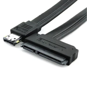 Cable esata a sata 22 pin con conector eSATA+USB combo de 22 pines