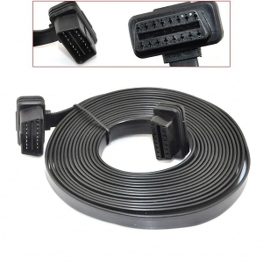Cable extensión OBD2 5m macho a hembra con conector 16 pines para diagnóstico