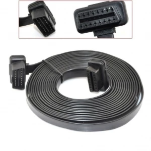 Cable extensión OBD2 5m macho a hembra con conector 16 pines para diagnóstico