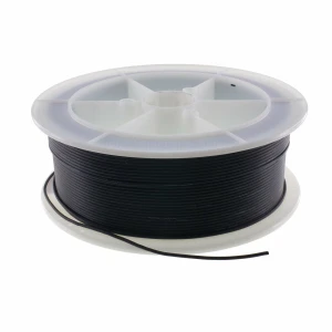 Cable flexible silicona 22AWG resistente hasta 200º y 600v color negro