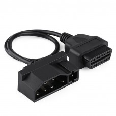 7pin To 16pin Obd2 Diagnostic Cable Compatible With Ford Obdii Adapter Connector
