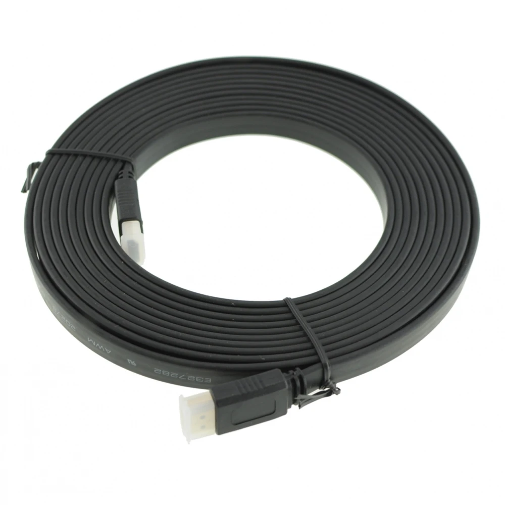 Cable HDMI 5 metros plano para PS3 y Xbox360 con alta velocidad 1.4