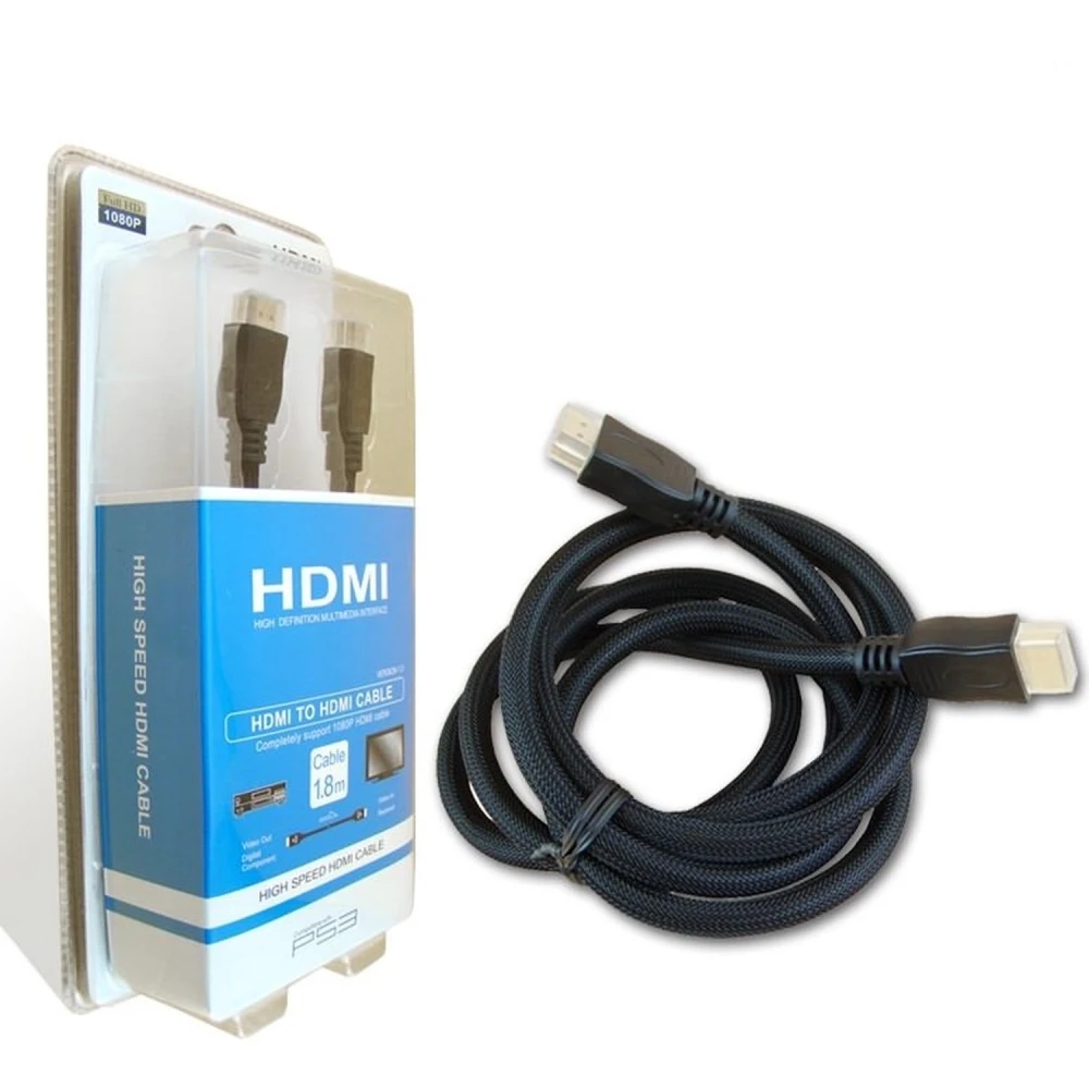 Cable HDMI V1.3 para PS3 y Xbox 360 de 1.8 metros de alta definición