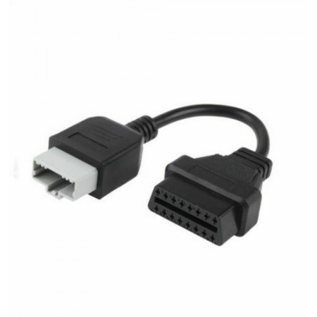 5Pin OBD1 to 16Pin OBD2 Diagnostic Cable compatible with HONDA OBDII Adapter Connector