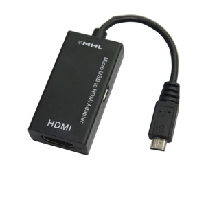 Cable MHL Microusb a HDMI para conectar móvil a TV con audio y video HD