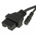 12Pin OBD1 to 16Pin OBD2 Diagnostic Cable compatible with Mitsubishi Hyundai OBDII Adapter Connector