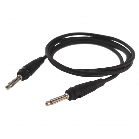 Cable de Prueba TL136 Banana Macho a Macho 4mm 14AWG de Silicona Color Negro
