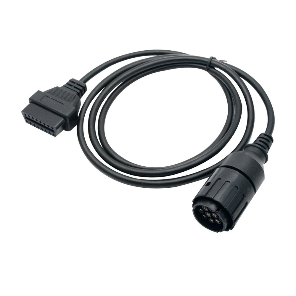 Cable OBD2 10 pin a 16 pin para moto BMW - Diagnóstico ICOM ISPA de calidad