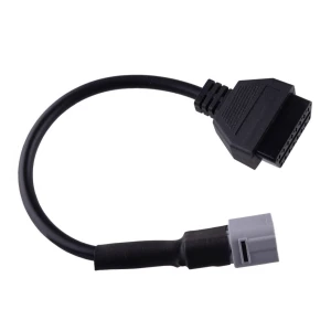 Cable OBD2 6 pin a 16 pin para moto Suzuki compatible con adaptador diagnóstico