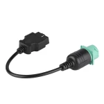 Cable OBD2 9 Pin a 16 Pin para Camión Cummins - Adaptador Diagnóstico Profesional