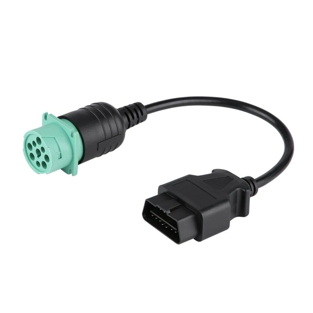 Cable OBD2 9 Pin a 16 Pin para Camión Cummins - Adaptador Diagnóstico Profesional