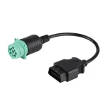 Cable OBD2 9 Pin a 16 Pin para Camión Cummins - Adaptador Diagnóstico Profesional