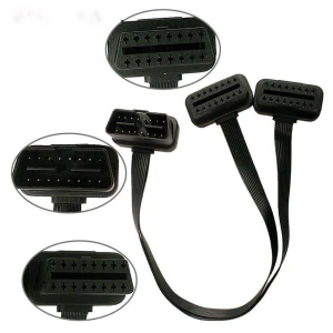 Cable OBD2 Divisor Adaptador de Extensión 16 Pines para diagnóstico automotriz
