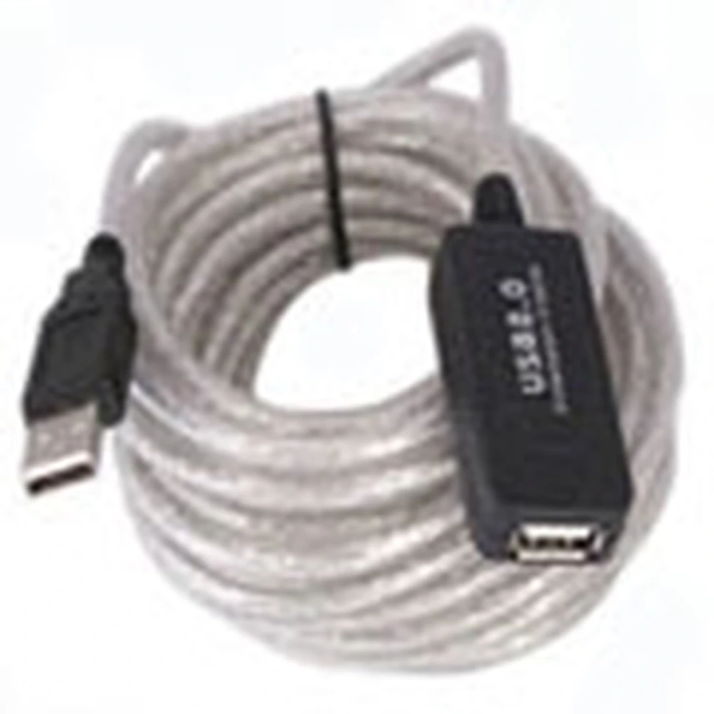 Cable prolongador USB 2.0 activo de 5 metros para extensión fiable