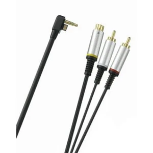 Cable S-Video PSP 2000 Slim con conectores dorados 24K para TV
