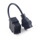 17Pin OBD1 a 16Pin OBD2 cable Diagnostico compatible con Toyota OBDII conector adaptador