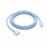 Cable USB-C a MagSafe 3 140W para MacBook Pro y Air - 2 m trenzado, Azul Cielo