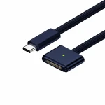 Cable USB-C a MagSafe 3 140W para MacBook Pro y Air - 2 m trenzado, Medianoche